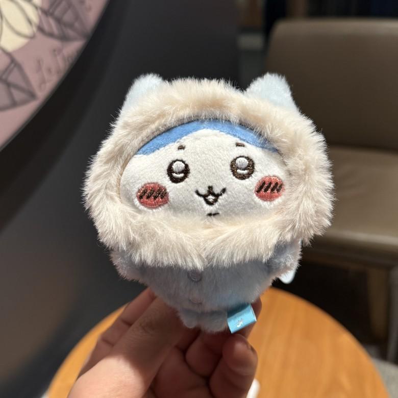 Giy Usaqi Winter Plush Doll With Faux Fur Collar For Kids Room Decor
