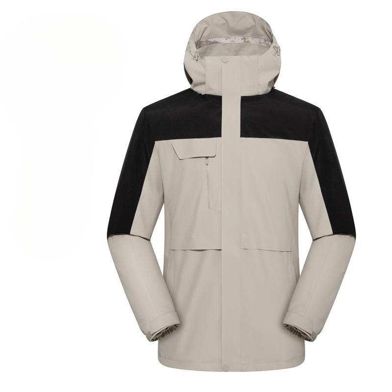 Outdoor Fleece Inner Liner Two-piece Set Plus Velvet Thickened Warm Jacket Men's Removable Three-in-one Couple's Suit