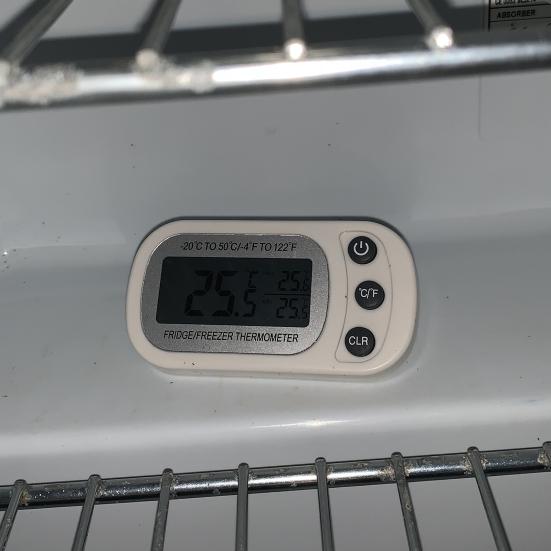 Fridge Thermometer Anti-humidity IPX3 Waterproof Electronic High Accuracy Magnetic Fridge Temperature Meter