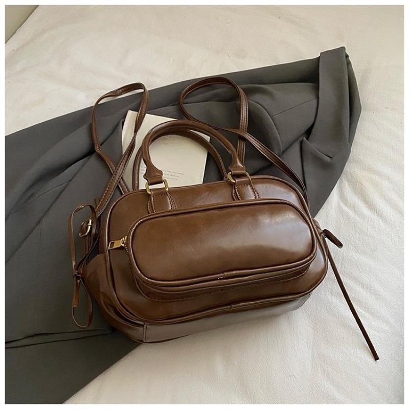 

Повседневная сумка большой вместимости, сумка через плечо, простой рюкзак, сумка для поездок на работу without pendant коричневый