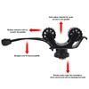 Kayak Paddle Holder Kayak Track Mount for Holding Standard Paddle Oar Holder Kayak Rail For Fishing Rod Accessories