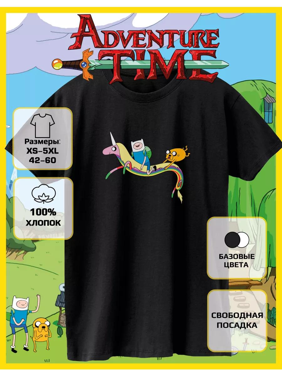 Adventure Time Printed T-shirt - adventure time 2XL