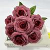 Rose Flower Artificial Wedding Hotel Restaurant Desktop Decoration Room Ornament