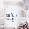 30 40 50 Years Funny Birthday Gift Mug Thirty Forty Fifty Years Old Men Women Humor Original Gift Dropshipping Ceramic Cups Cup