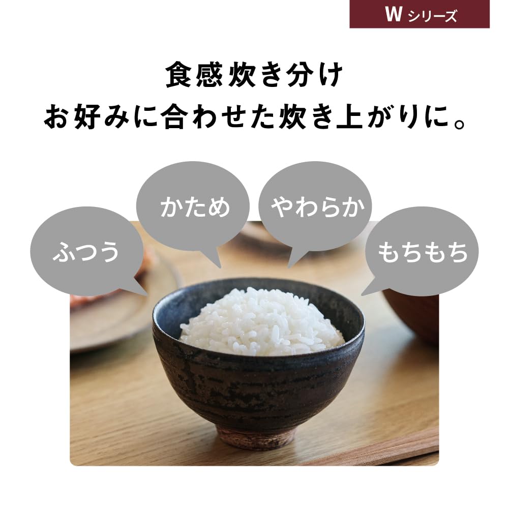 Panasonic Rice Cooker Go Rapid Pressure Reduction Valve Large Firepower IH Odori Cooker Full Heat Generation 6 Stage IH Type White 5.5 & SR-W10A-W