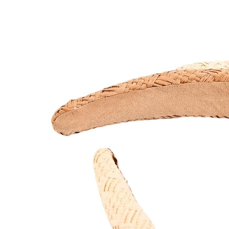 Korean-Style Cotton Linen Headband: Summer Hair Accessory for Women, 2025