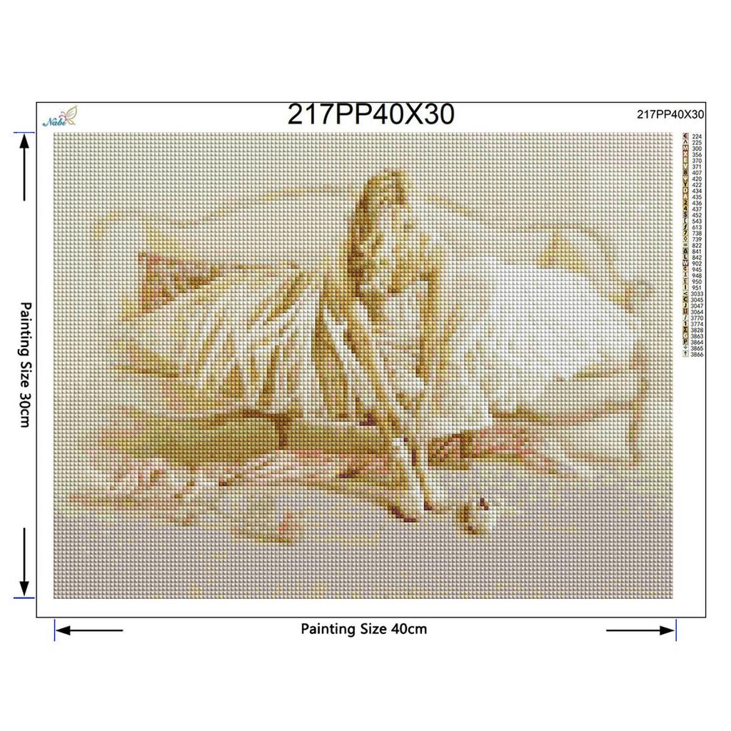 Plein diamant broderie ballerine fille photo strass bricolage 5D diamant peinture point de croix