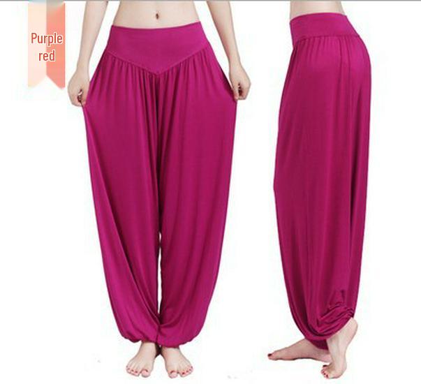 Modal Harem Yoga Pants: Unisex Tai Chi Dance & Fitness Sportswear, Plus Size Available