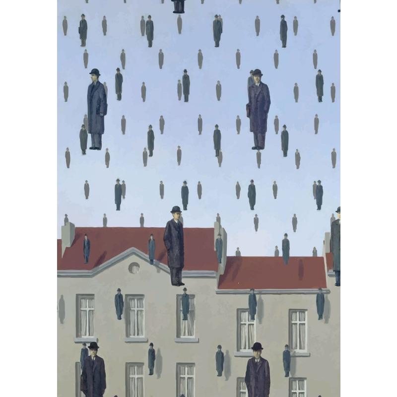 Rene Magritte Classic Artwork Posters and Prints Vintage Pictures Surrealism Abstract Wall Art Canvas Painting for Living Room