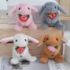 Flower Rabbit Bunny Plush Toy Keychain Stuffed Toys Pp Cotton Girl Filling