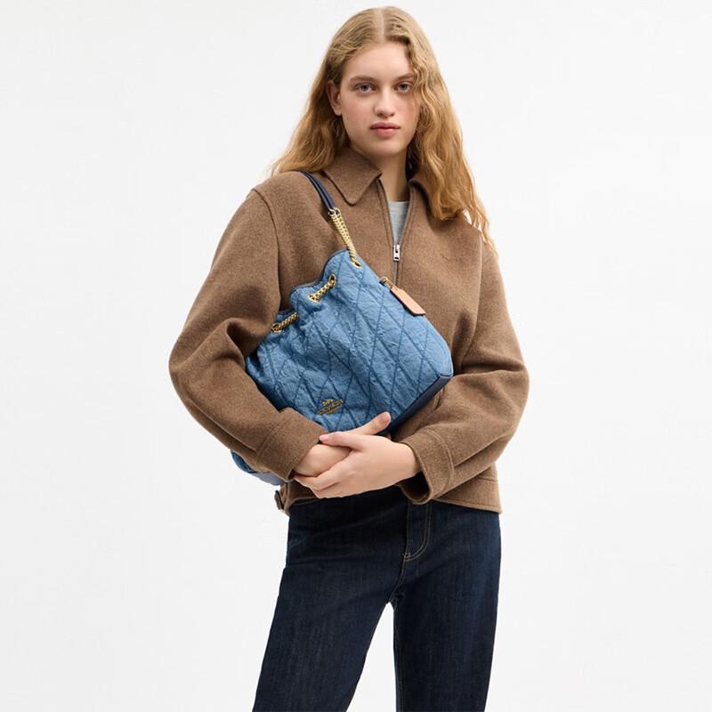 COACH EVELYN Chain Shoulder Crossbody Bag