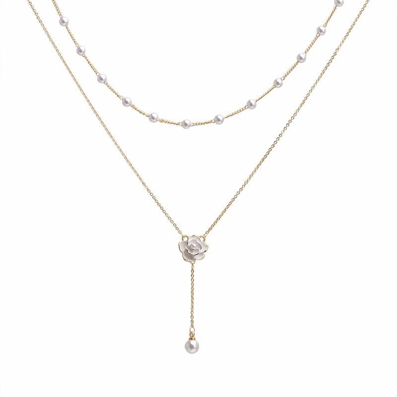 Women's Collarbone Fashionable Double-layer Necklace
