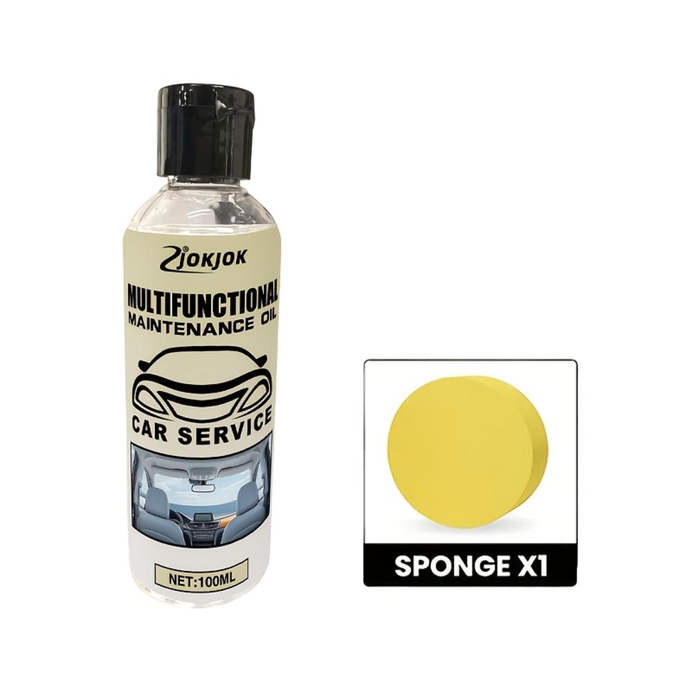 

JOKJOK Premium Wax & Care Paste - All-in-One Car Interior & Exterior Polish, Dashboard, Steering Wheel, Plastic Parts - Fast-Dry