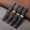 Pebble Grain Genuine Calfskin Watch Bands 20mm 22mm Universal Watchband Litchi Pattern Soft Business Watch Strap for Men Women
