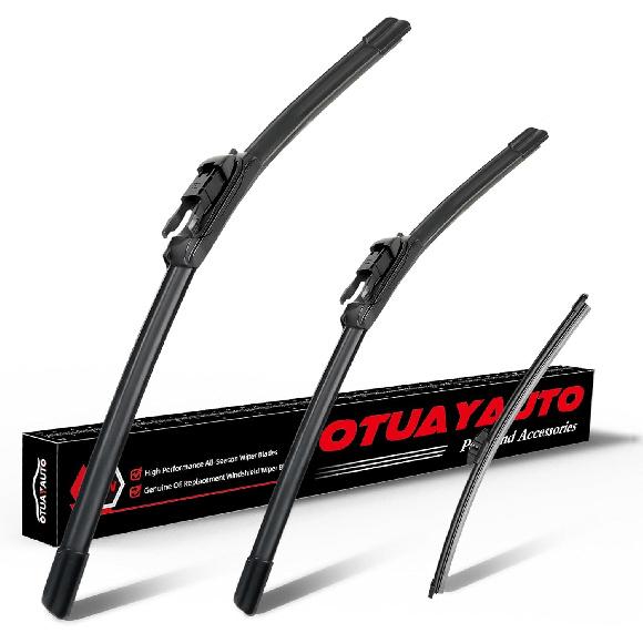 OTUAYAUTO 22"+22" Windshield Wiper Blades Replacement for Chevrolet Silverado 1500 2500 3500 1999-2006 2019-2024 Front Window Wiper Fit Factory