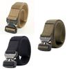 Canvas Military Belt For Men With Quick Release Plastic Buckle Perfect For Hiking And Casual