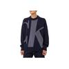Calvin Klein FW22 Embroidered Logo Crewneck Sweater Men Sweater Navy 40JM331-CEF