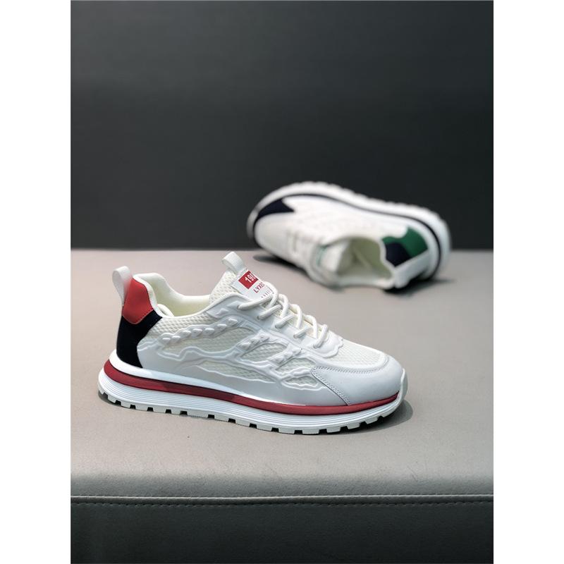 Spring new low-top mesh surface, breathable and comfortable casual soft bottom lace-up ec