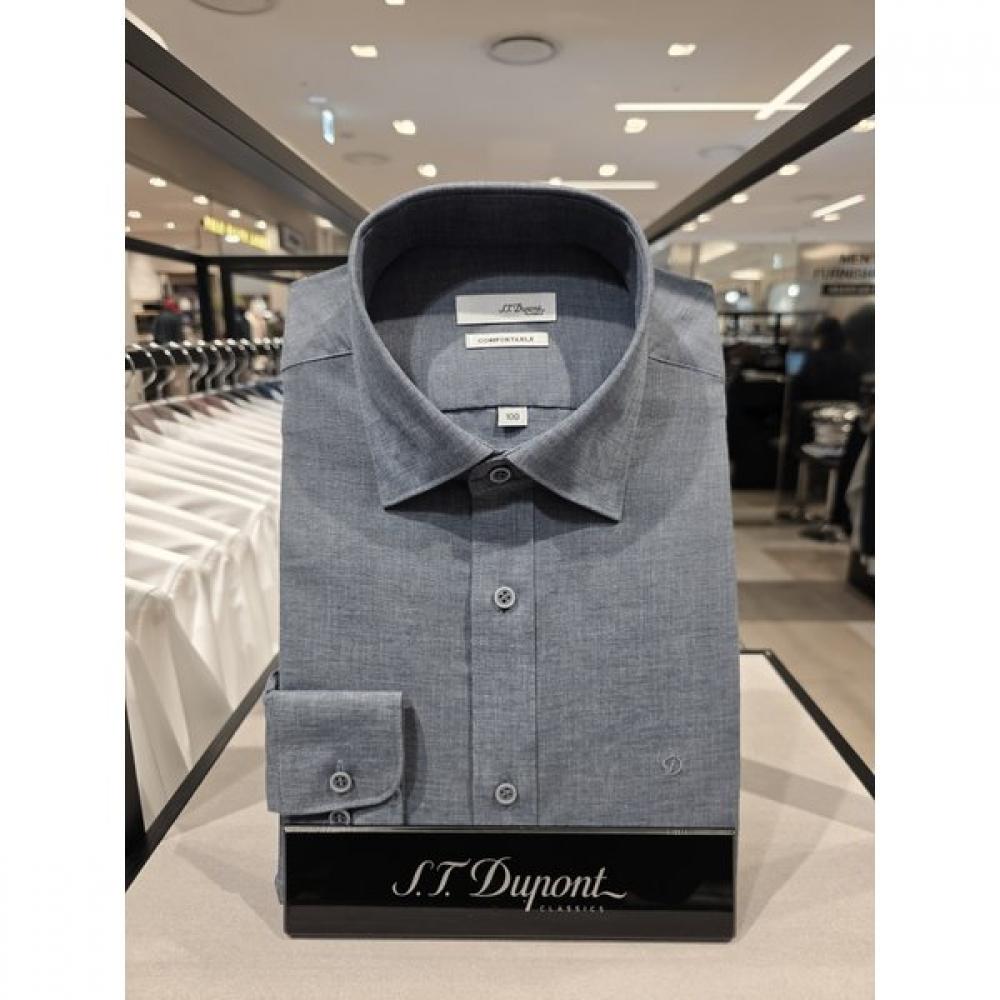 

S.t. Dupont 25ss Long Sleeve Slim Fit Linen Blend Shirt Se5sm22ls757sdy 110