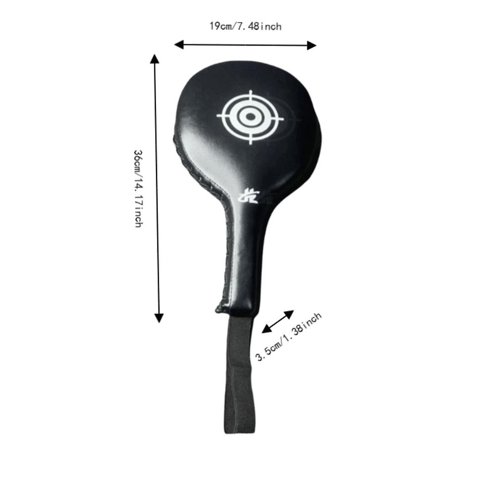 PU Boxing Target Paddle Black Black PU Boxing Target Portable Striking Target Pad  Karate Drills