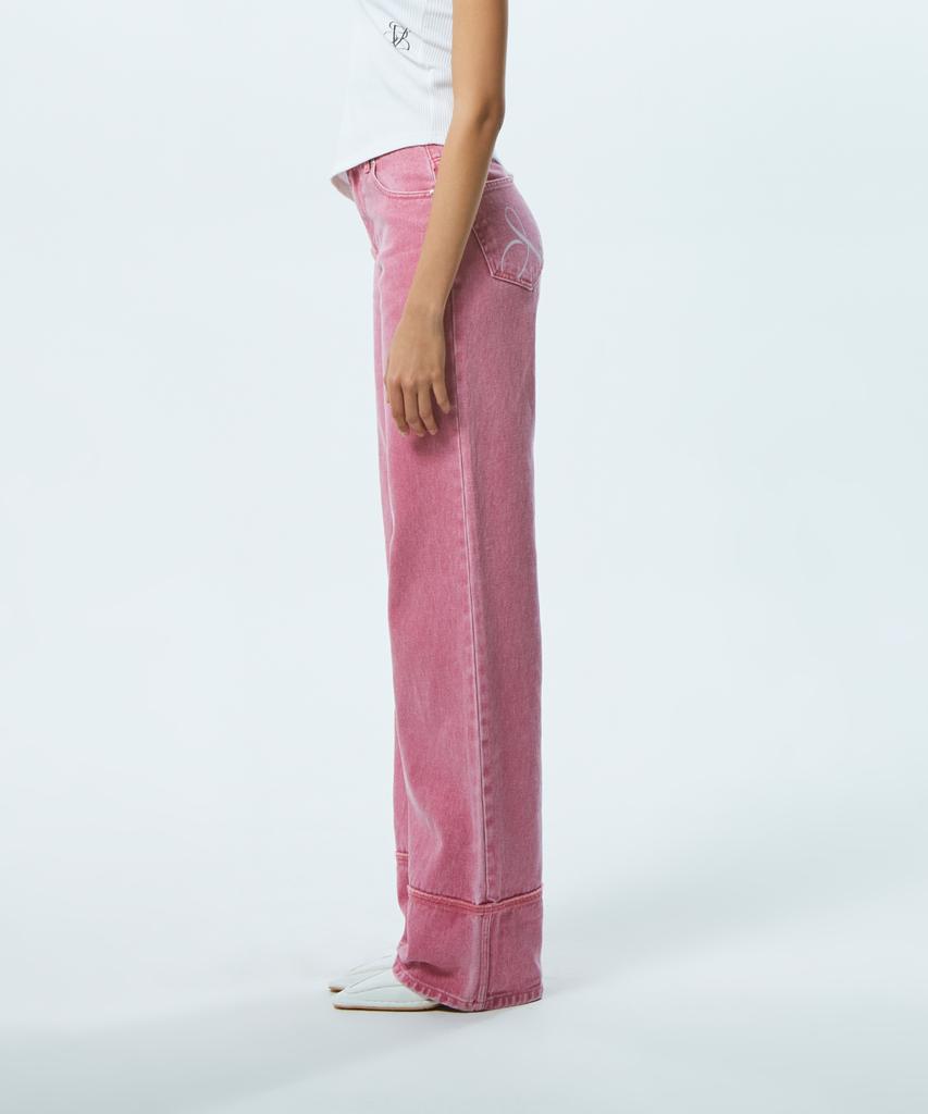 JINBARBIE Rolled-Up Pants Indie Pink