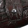 Pristine LOUIS VUITTON loafers Dark brown Crocodile mens 10 Used