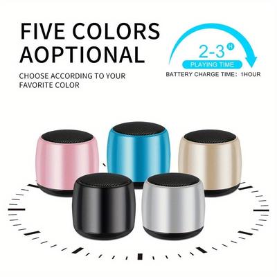 3D HIFI Stereo Wireless Lautsprecher Musik-Player Wireless Bluetooth Outdoor Portable Mini-Lautsprecher Eingebautes Mikrofon