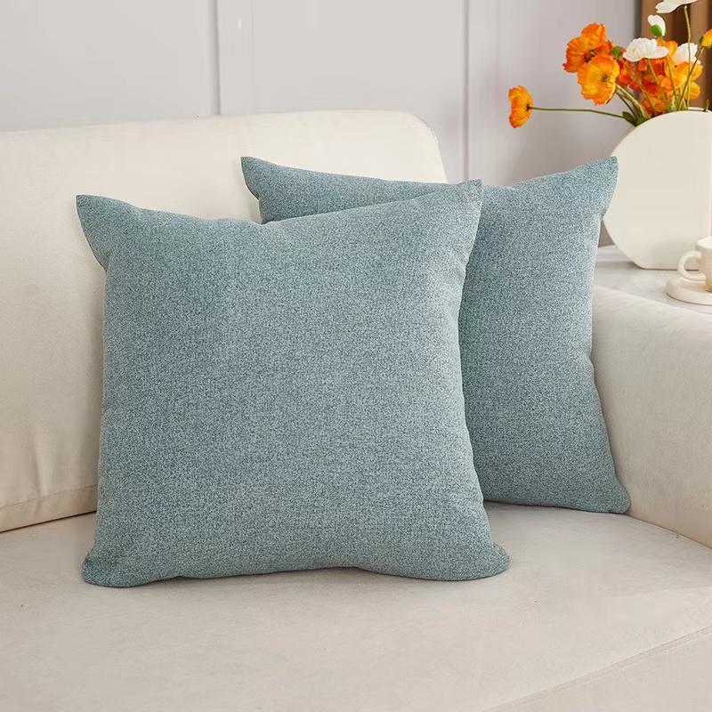 Solid Nordic Style Home Decoration Fluffy Soft Living Room Sofa Pillow Cover Cushion Cover Suitable For Office Bedroom Car