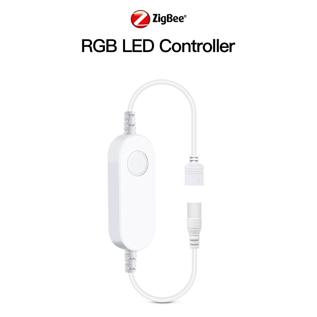 

Zigbee 3,0 WiFi светодиодный контроллер диммер RGB светодиодная лента Tuya Gateway Hue Bridge умные вещи Alexa Google голосовое управление DC12V-24V