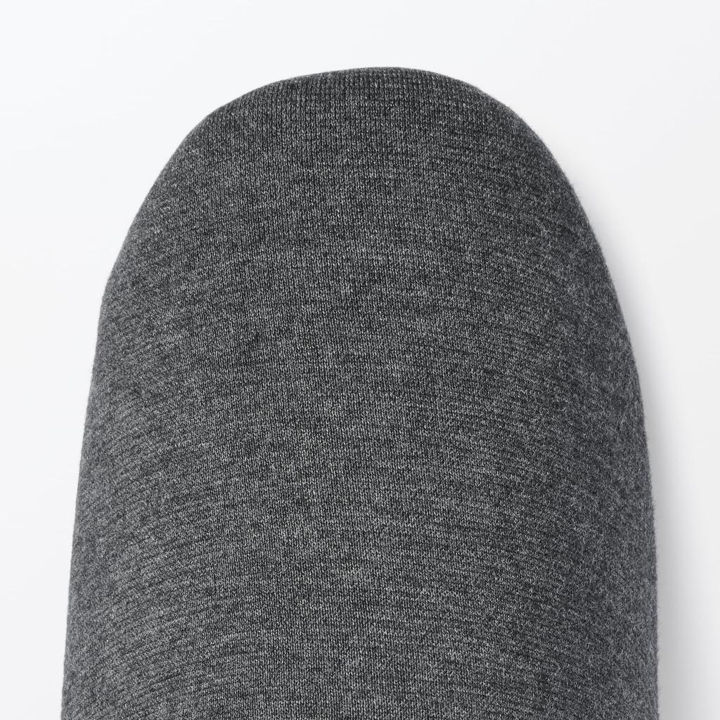 MUJI Bavlněná směs Džersej Přenosný Do pokoje Tmavá Velikost M 84731709 Boty, Šedá, (Velikosti 22-24,5 cm),