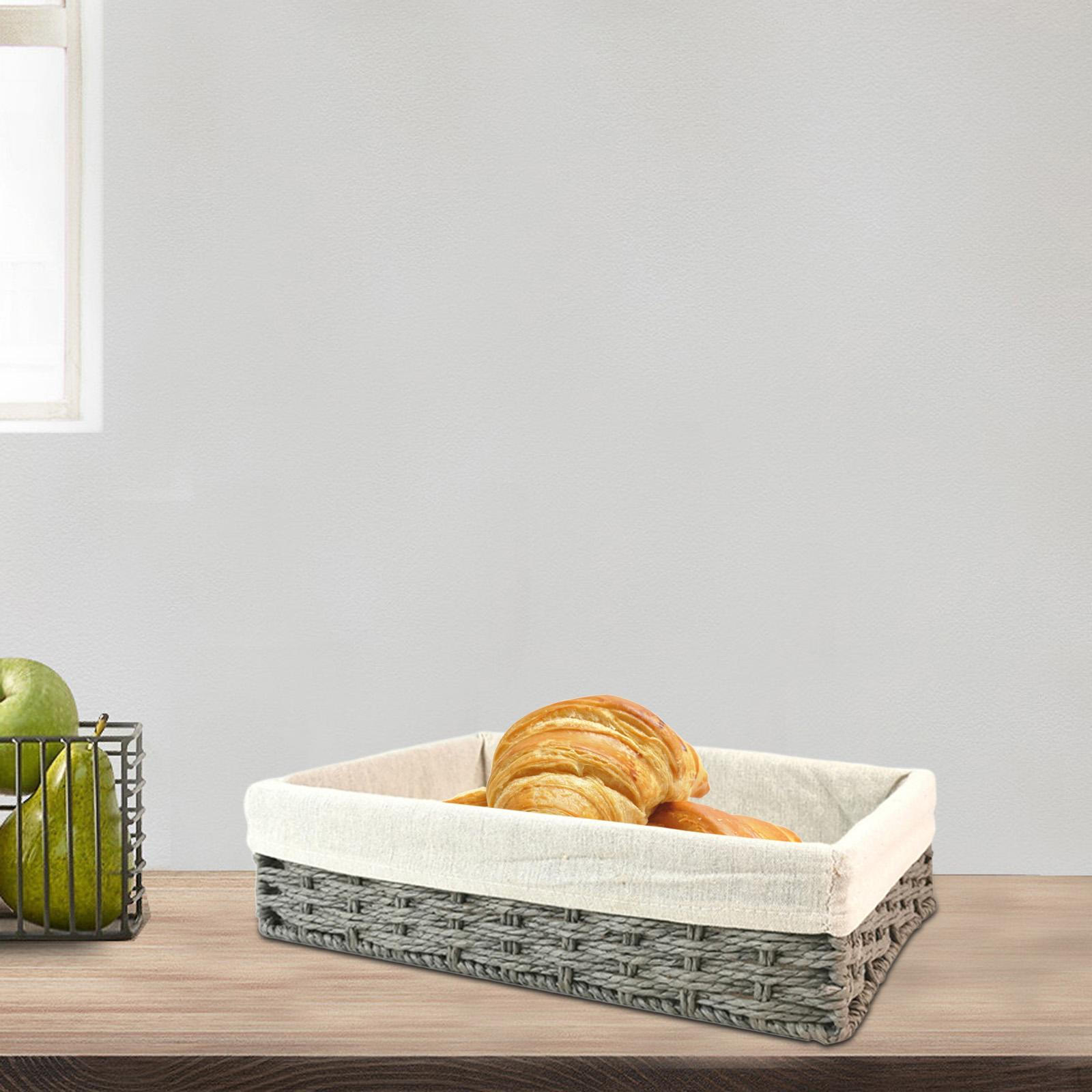 Handcrafted Wicker Storage Basket Collection for Home Decor gray S 860₽