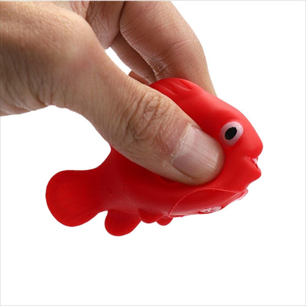 Squeeze Sound Squeaky Colorful Swimming Water Toys Bath Toys Float Shower Toy Baby Bath Toys