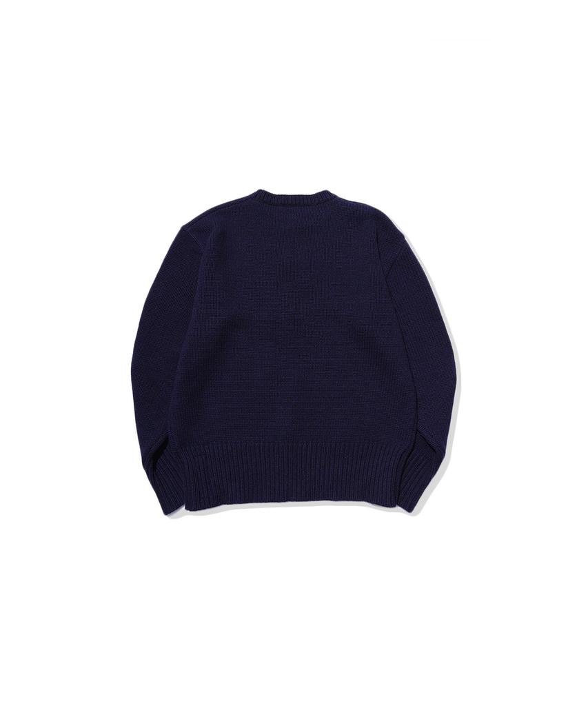 N.Y.P Crew Neck Sweater (Deep Blue)