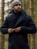 High-Quality Men's British Style Mid-Length Wool Coat - Autumn/Winter