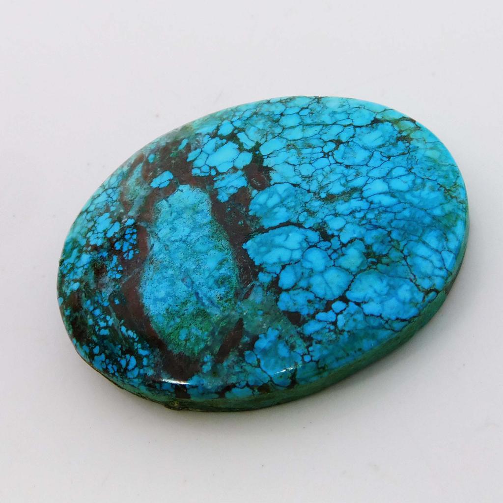 Oval Shape 65.65 Ct Natural Perfect Blue Turquoise Loose Gemstone CERTIFIED