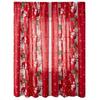 Christmas Curtains American Style Printed Fabric Semi-Blackout Living Room Bedroom Kitchen Rectangular Decorative Window