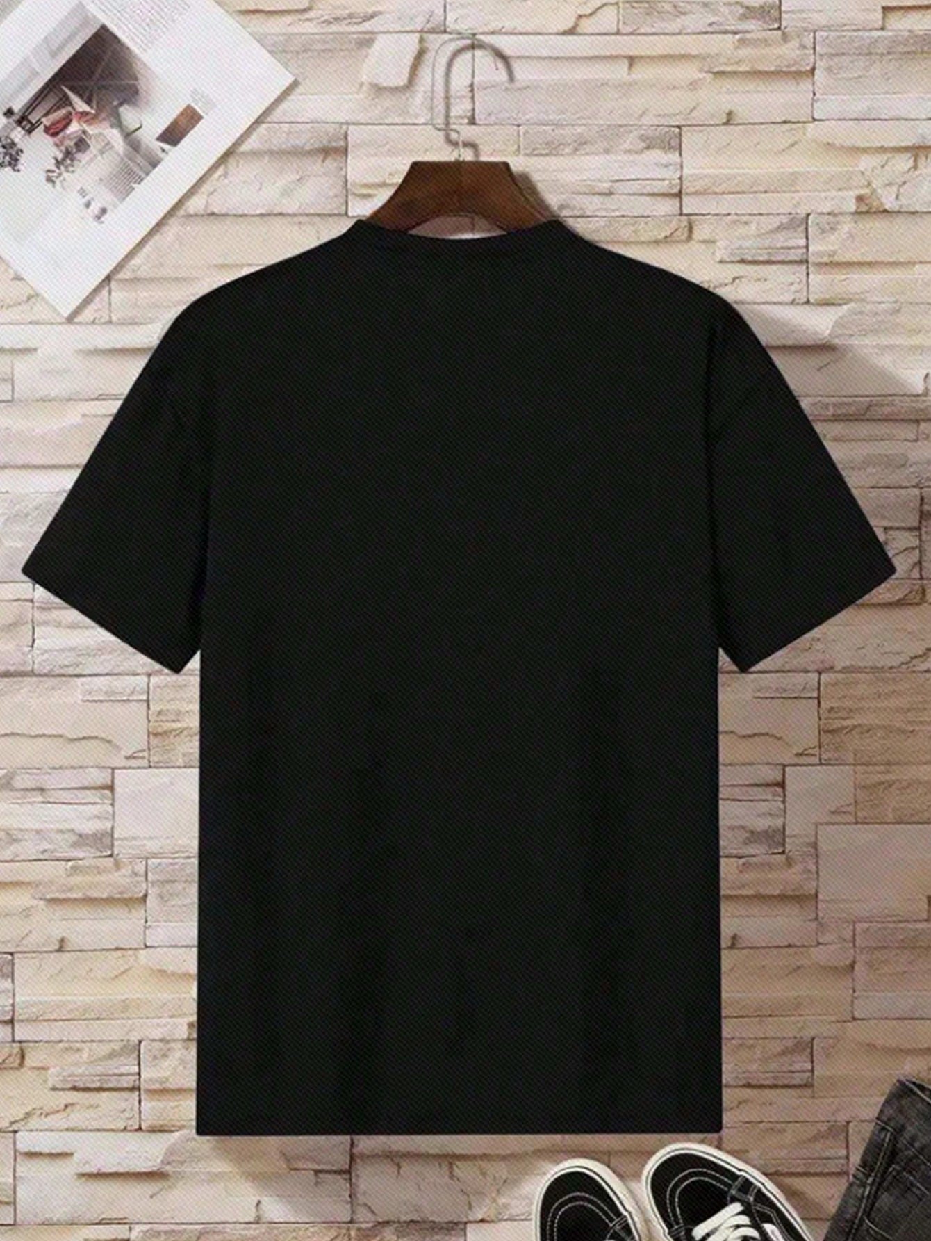 

Мужская футболка Manfinity Homme с короткими рукавами и круглым вырезом с принтом «Пасхальный кролик и яйцо» 5XL