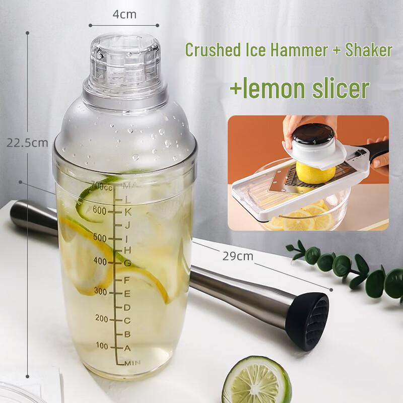 Commercial 304 Stainless Steel Lemon & Fruit Slicer with Ice Crusher