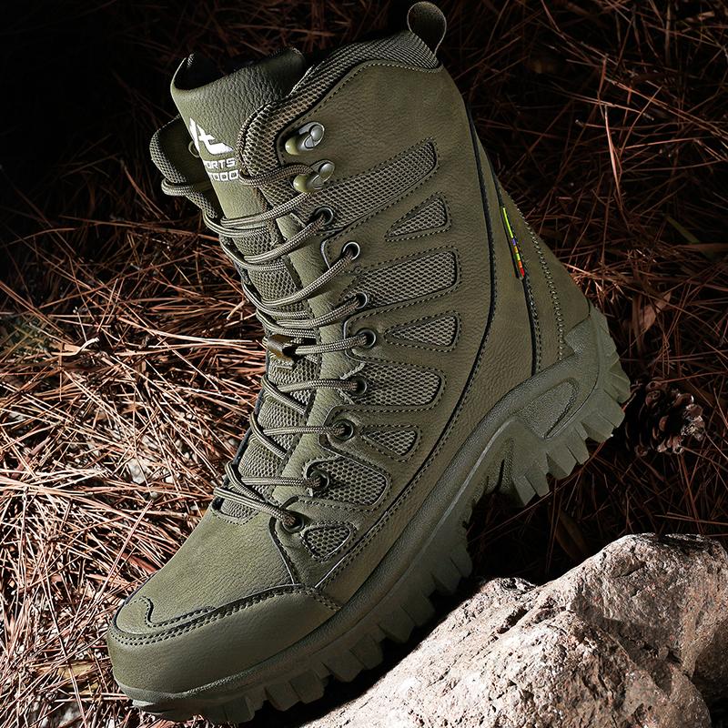 Winter Boots High Top Large Size Outdoor Field Training Boots 39-47