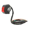 Electric Bike Headlight Switch Metal ABS Motorcycle Fog Light Switch for 2.2 to 2.5CM Handlebar