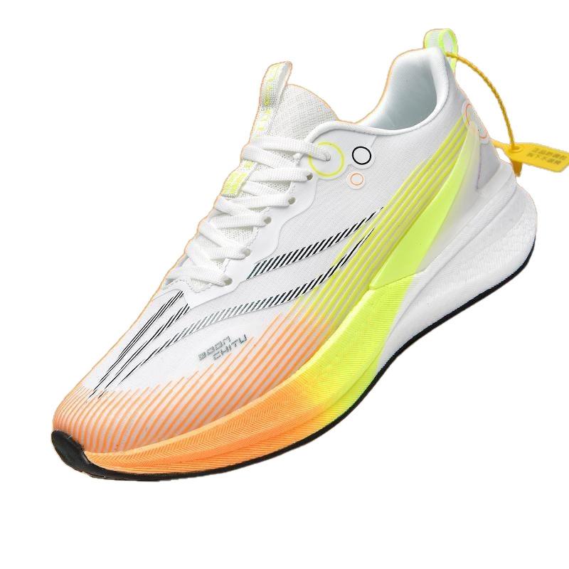 Red Rabbit 8RPO Popcorn Carbon Board Running Shoes Male and Female Students Racing Sneakers Men's Shoes Lightweight Shock Absorption Running Shoes W