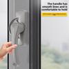 Aluminum Bidirectional Crescent Window Lock Anti‑Theft Sash Latch With Stainless Steel Hook Window Hardware Fitting