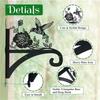 Hanging Plant Hanger Bracket Plant Hooks for Hanging Baskets Heavy Duty Decorative Hummingbird Silhouette Wall Mounted Hanging Plant Hangers Outdoor
