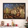 Tenyo (Tenyo) [Made in Japan] 1000-Piece Illuminated Jigsaw Puzzle Harry Potter™ Great Hall (51x73.5cm) Thomas Kinkade Studios B-1000-849, Includes Gl