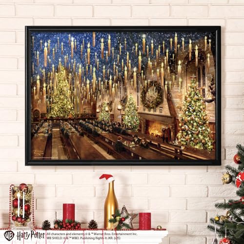 Tenyo (Tenyo) [Made in Japan] 1000-Piece Illuminated Jigsaw Puzzle Harry Potter™ Great Hall (51x73.5cm) Thomas Kinkade Studios B-1000-849, Includes Gl