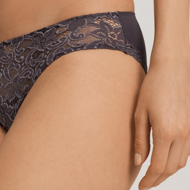 Hanro Lace Mini Brief  71515 Black Pearl 