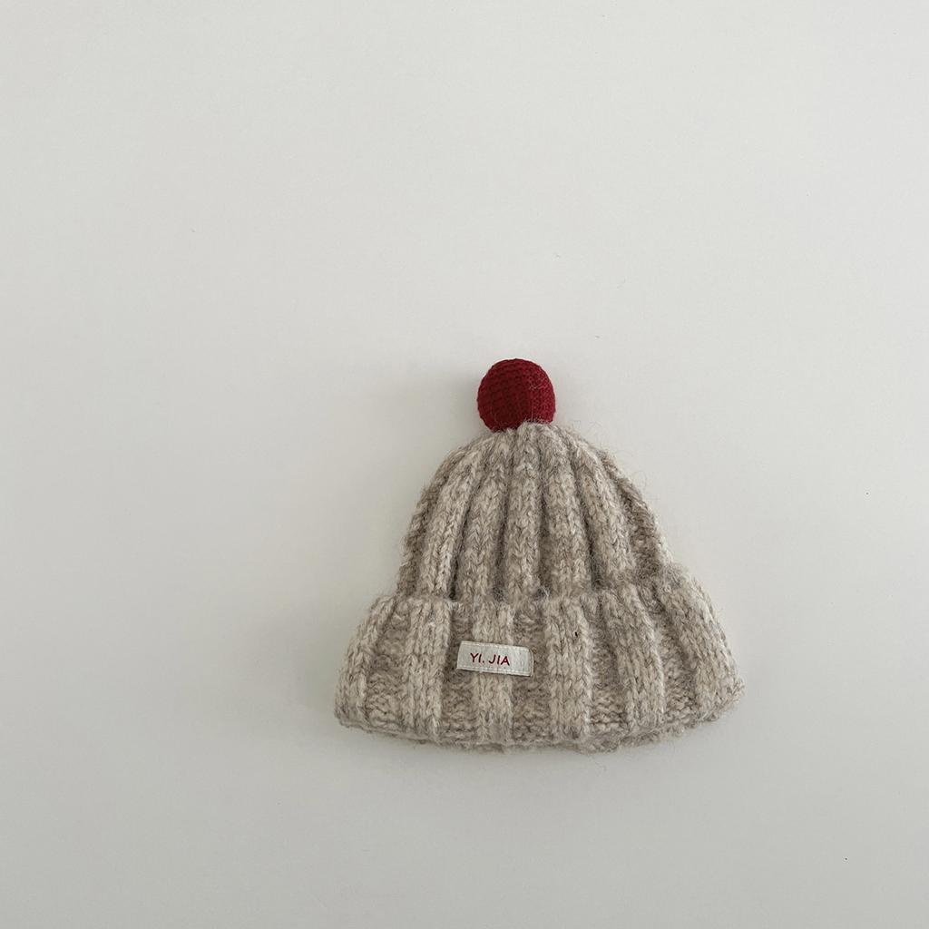 New Baby Knit Hat with Winter Warm Beanie for Boys Girls Cute Infant Toddler Cap Soft  Earflap Hat Gift 2-6 Years