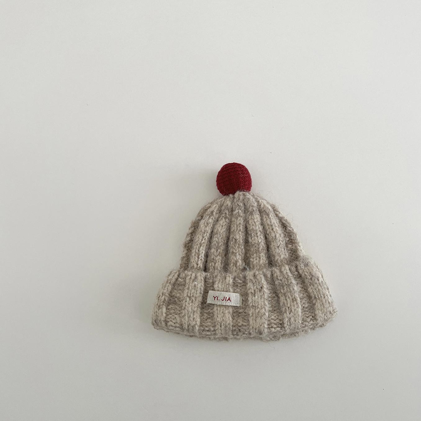 

New Baby Knit Hat with Winter Warm Beanie for Boys Girls Cute Infant Toddler Cap Soft Earflap Hat Gift 2-6 Years 48-52CM