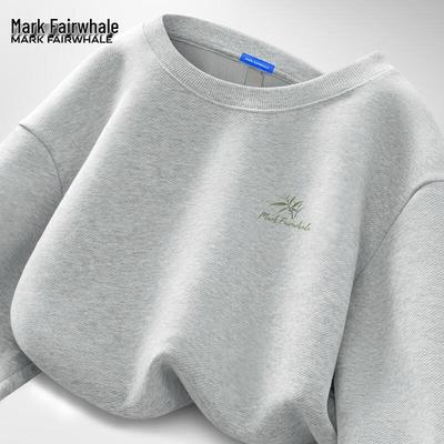 Mark Fairwhale Men's Loose Fit Round Neck Sweatshirt