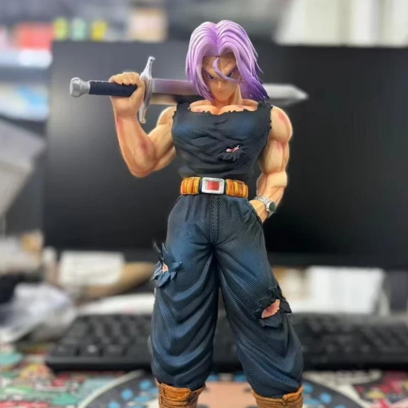 

В наличии 32 см Аниме Dragon Ball Z Фигурка С ножом Транкс Фигурки Действия ПВХ Статуя Настольное Украшение Коллекционная Модель Игрушки Подарок